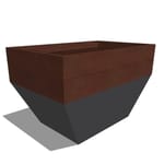 View Oslo Fiberglass Rectangle Planters